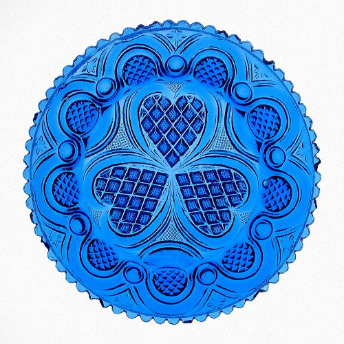 Roman Rosette Tea Plate Poster Print by Unknown 19th Century American Glassmaker - Item # VARPDX461418