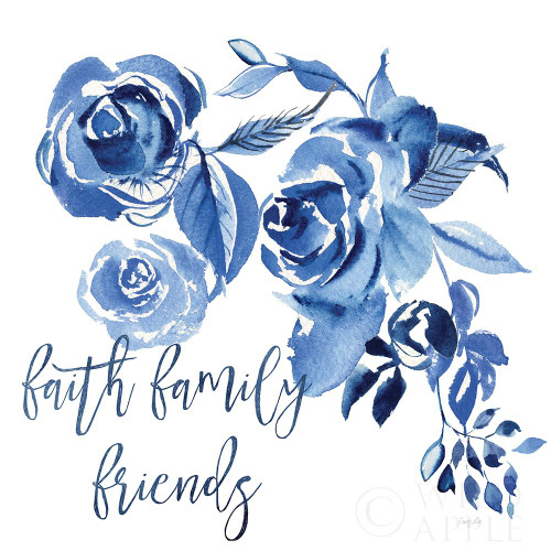 Delft Delight IV Faith Poster Print by Kristy Rice - Item # VARPDX47427