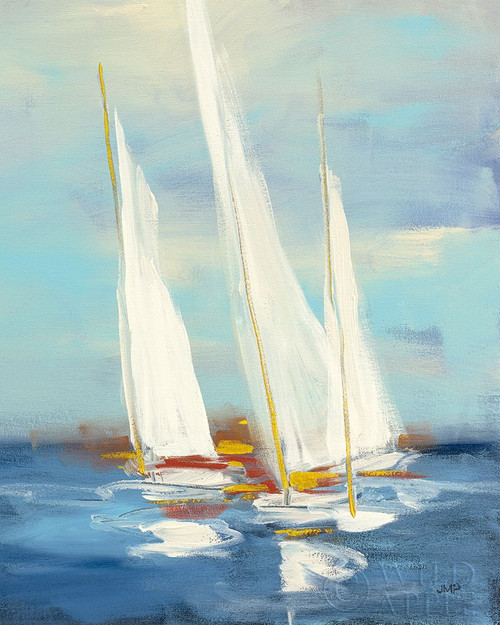 Summer Regatta III Red Yellow Poster Print by Julia Purinton - Item # VARPDX47778