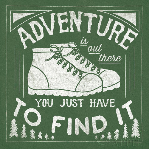 The Great Outdoors VII Green Poster Print by Laura Marshall - Item # VARPDX47961