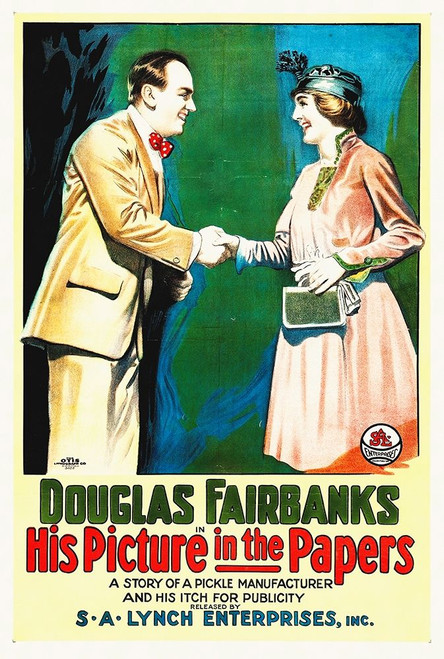 Douglas Fairbanks, His Picture In The Papers Poster Print by Hollywood Photo Archive Hollywood Photo Archive - Item # VARPDX482476