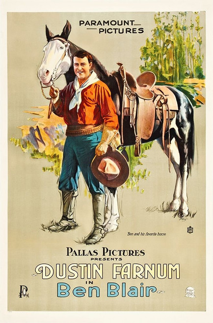 Dustin Farnum, Ben Blair,  1916 Poster Print by Hollywood Photo Archive Hollywood Photo Archive - Item # VARPDX482481