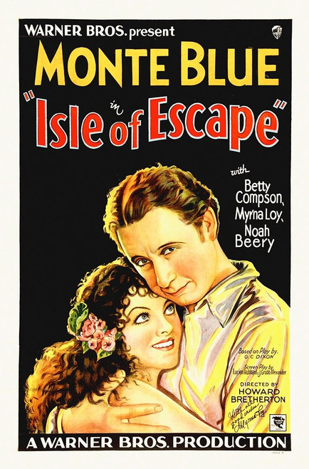 Monte Blue with Myrna Loy, Isle of Escape, 1930 Poster Print by Hollywood Photo Archive Hollywood Photo Archive - Item # VARPDX482569