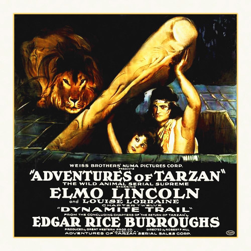 Tarzan, 1920 with Elmo Lincoln Poster Print by Hollywood Photo Archive Hollywood Photo Archive - Item # VARPDX482632