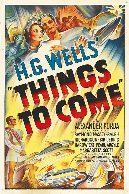 H.G. Wells - Things To Come - Full Color Poster Print by Hollywood Photo Archive Hollywood Photo Archive - Item # VARPDX482848