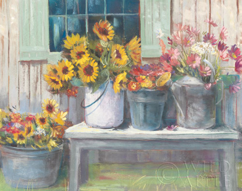 Green Bench Bright Poster Print by Carol Rowan - Item # VARPDX48332