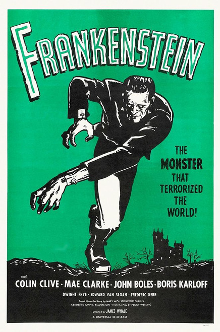 Frankenstein Rerelease 1960 Poster Print by Hollywood Photo Archive Hollywood Photo Archive - Item # VARPDX485927