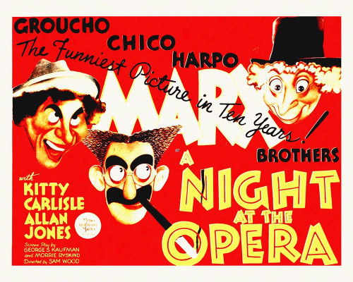 Marx Brothers - A Night at the Opera 01 Poster Print by Hollywood Photo Archive Hollywood Photo Archive - Item # VARPDX486682