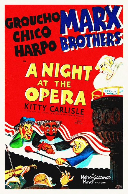 Marx Brothers - A Night at the Opera 02 Poster Print by Hollywood Photo Archive Hollywood Photo Archive - Item # VARPDX486683