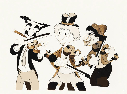 Marx Brothers - Cartoon - Fiddling Poster Print by Hollywood Photo Archive Hollywood Photo Archive - Item # VARPDX486704