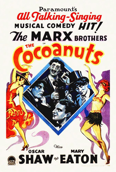 Marx Brothers - Cocoanuts 02 Poster Print by Hollywood Photo Archive Hollywood Photo Archive - Item # VARPDX486709