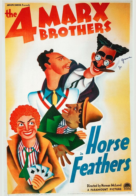 Marx Brothers - Horse Feathers 01 Poster Print by Hollywood Photo Archive Hollywood Photo Archive - Item # VARPDX486740