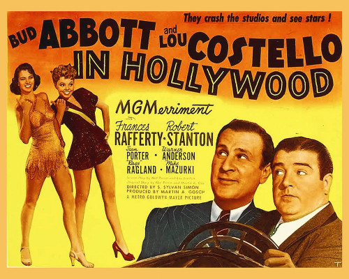Abbott and Costello - In Hollywood Poster Print by Hollywood Photo Archive Hollywood Photo Archive - Item # VARPDX487809