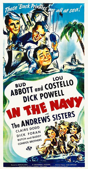 Abbott and Costello - In The Navy Poster Print by Hollywood Photo Archive Hollywood Photo Archive - Item # VARPDX487813