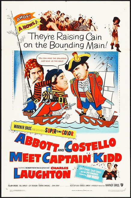 Abbott and Costello - Meet Captain Kidd Poster Print by Hollywood Photo Archive Hollywood Photo Archive - Item # VARPDX487824