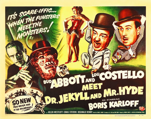 Abbott and Costello - Meet Dr Jekyll And Mr. Hyde Poster Print by Hollywood Photo Archive Hollywood Photo Archive - Item # VARPDX487826