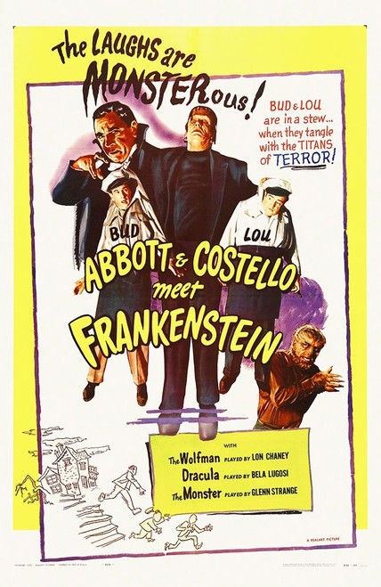 Abbott and Costello - Meet Frankenstein Poster Print by Hollywood Photo Archive Hollywood Photo Archive - Item # VARPDX487831