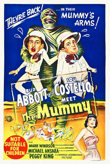 Abbott and Costello - Meet The Mummy Poster Print by Hollywood Photo Archive Hollywood Photo Archive - Item # VARPDX487841