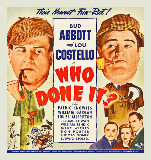 Abbott and Costello - Who Done It Poster Print by Hollywood Photo Archive Hollywood Photo Archive - Item # VARPDX487868