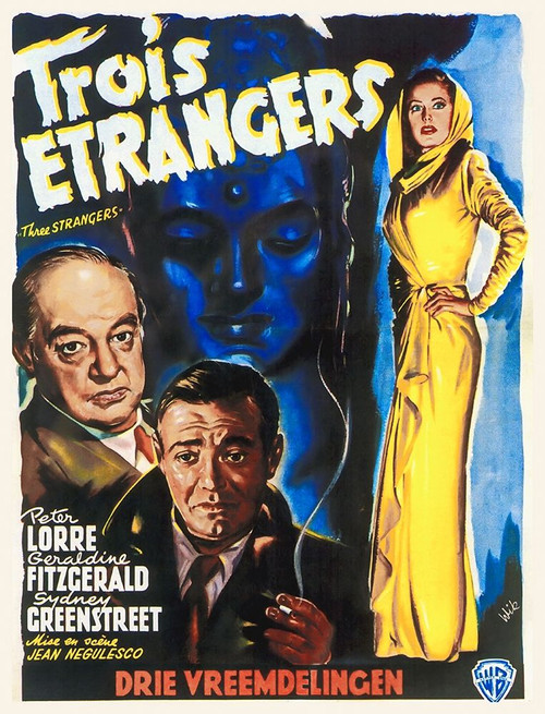 French - Three Strangers Poster Print by Hollywood Photo Archive Hollywood Photo Archive - Item # VARPDX487906