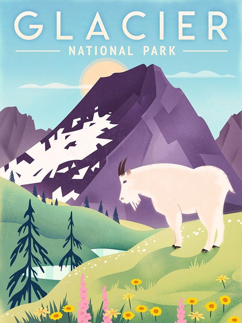 Glacier National Park - Goat by Martin Wickstrom - Item # VARPDX488009