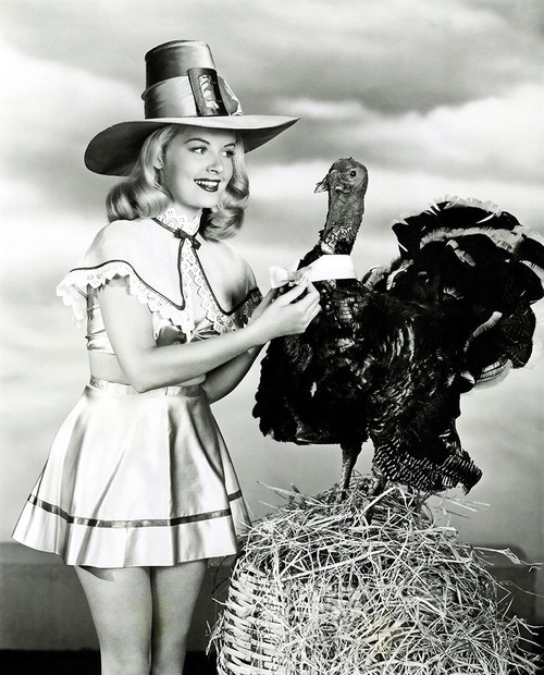 Doris Day with a Thanksgiving Turkey Poster Print by Hollywood Photo Archive Hollywood Photo Archive - Item # VARPDX488020