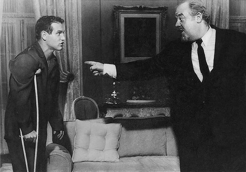 Cat on a Hot Tin Roof - Paul Newman with Burl Ives Poster Print by Hollywood Photo Archive Hollywood Photo Archive - Item # VARPDX489884
