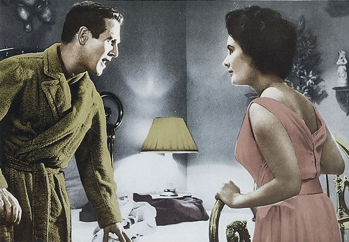 Cat on a Hot Tin Roof - Paul Newman with Elizabeth Taylor Poster Print by Hollywood Photo Archive Hollywood Photo Archive - Item # VARPDX489885