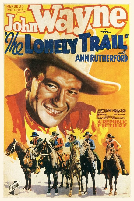 The Lonely Trail with John Wayne and Ann Rutherford Poster Print by Hollywood Photo Archive Hollywood Photo Archive