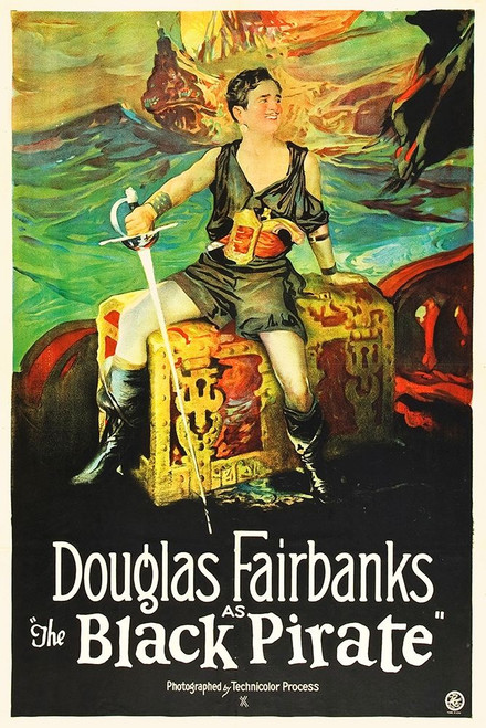 The Black Pirate - Douglas Fairbanks Poster Print by Hollywood Photo Archive Hollywood Photo Archive - Item # VARPDX490245