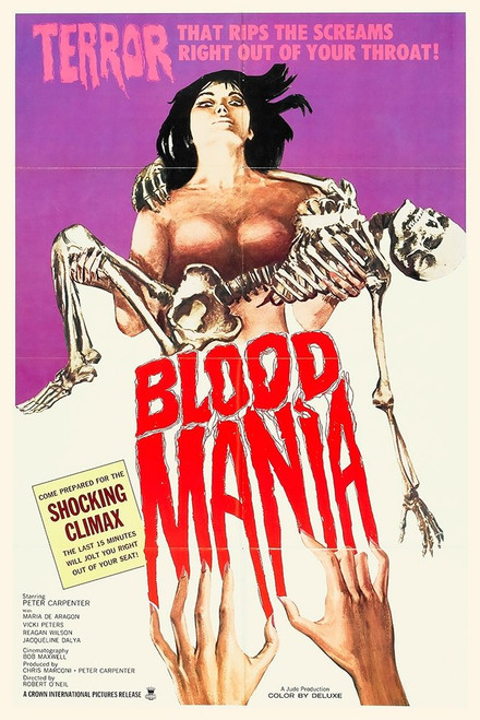 Blood Mania Poster Print by Hollywood Photo Archive Hollywood Photo Archive - Item # VARPDX490255