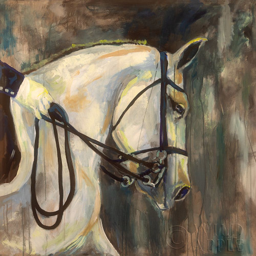 Dressage Poster Print by Jeanette Vertentes