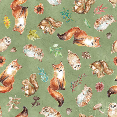 Autumn Friends Pattern IVF Poster Print by Mary Urban - Item # VARPDX49387