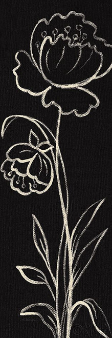 Black Floral II Crop Poster Print by Silvia Vassileva - Item # VARPDX49791