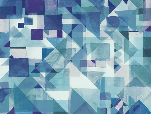 Try Angles II Blue Poster Print by Danhui Nai - Item # VARPDX49979