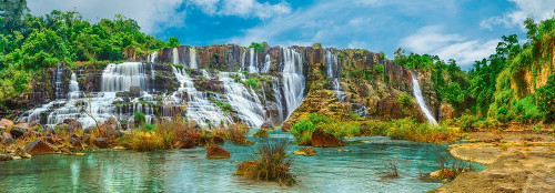 Pongour waterfall, Vietnam Poster Print by Pangea Images Pangea Images - Item # VARPDX4AP4878