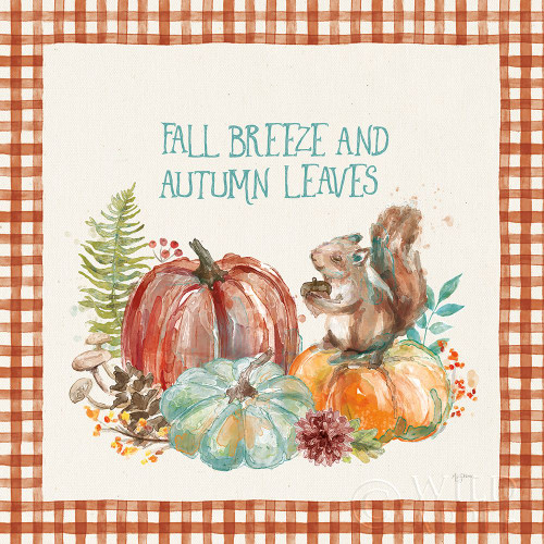 Autumn Friends IV Pattern VA Poster Print by Mary Urban - Item # VARPDX50600