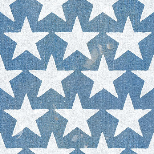 Stars and Stripes Dark Pattern V Poster Print by Beth Grove - Item # VARPDX50793