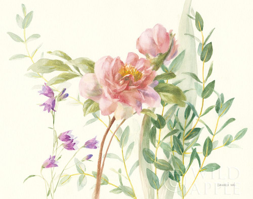 Flourish I Light Pink Crop Poster Print by Danhui Nai - Item # VARPDX51231