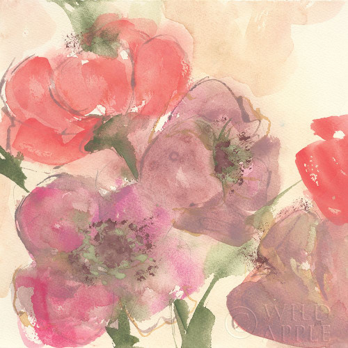 Coral Blooms II Dark Green Poster Print by Chris Paschke - Item # VARPDX51478