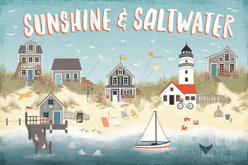 Seaside Village I Poster Print by Laura Marshall - Item # VARPDX51991
