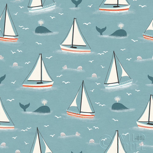 Seaside Village Pattern III Poster Print by Laura Marshall - Item # VARPDX51999