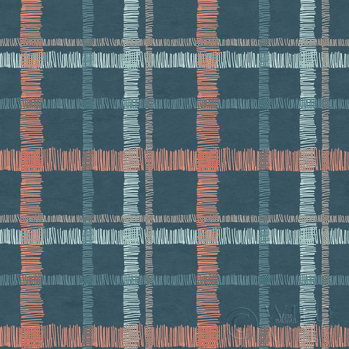 Seaside Village Pattern VB Poster Print by Laura Marshall - Item # VARPDX52002
