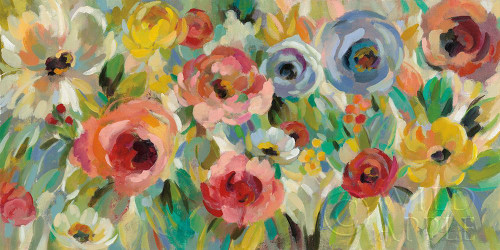 Vivid Coral Floral I Poster Print by Silvia Vassileva - Item # VARPDX52204