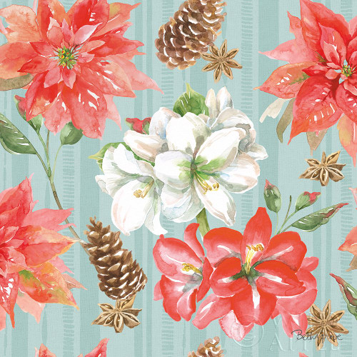 Holiday Flora Pattern IC Poster Print by Beth Grove - Item # VARPDX52218