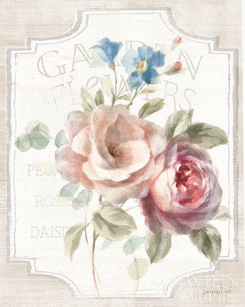 Cottage Garden IV on wood Poster Print by Danhui Nai - Item # VARPDX53152