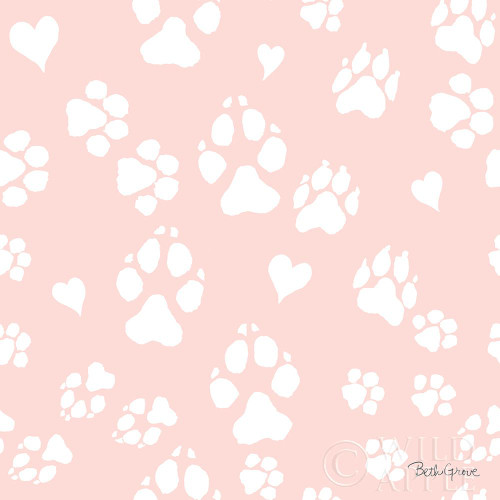Paws of Love Pattern IIIB Poster Print by Beth Grove - Item # VARPDX53522