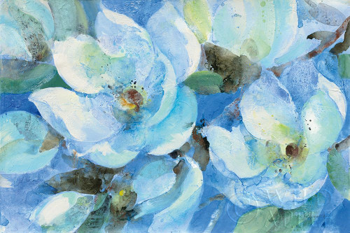 Blue Magnolias Poster Print by Albena Hristova - Item # VARPDX54828 Blue Magnolias Poster Print by Albena Hristova - Item # VARPDX54828