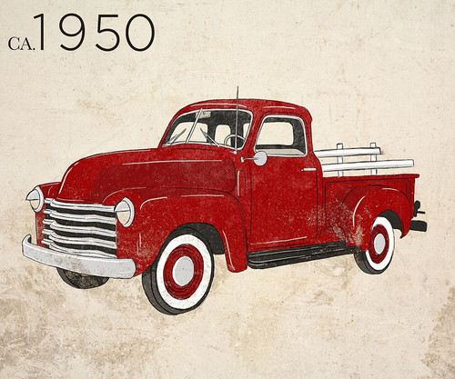 Vintage Pick-Up Poster Print by SD Graphics Studio SD Graphics Studio - Item # VARPDX8886G
