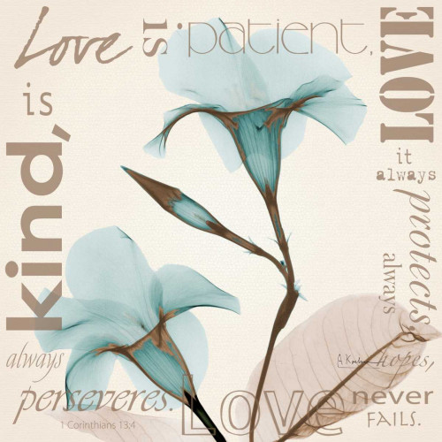 Love - Blue Beauties Poster Print by Albert Koetsier